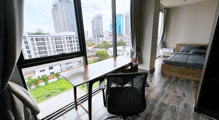 W8 CONDO, TOP Floor LUXE 3 Bedroom Penthouse, Hip central Bangkok area, 5 mins from Thonglo BTS stat — photo 4