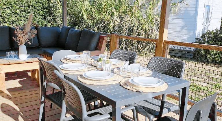 L'Eden Mobil Home 6 Personnes - Plage a 200m - Parc Aquatique - Camping 5 etoiles Les Dunes — photo 3