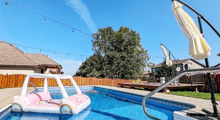 Pleasant vacation home with pool | Perfect for remote work | Pets allowed in Omaha, NE