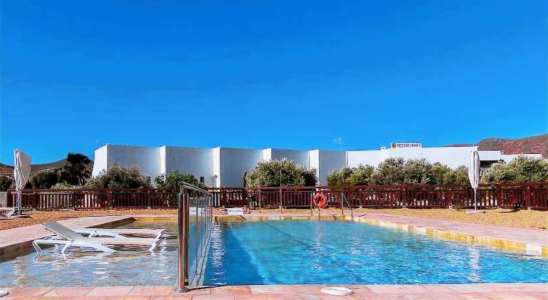 Serviced apartment with terrace, garden & pool in Nijar
