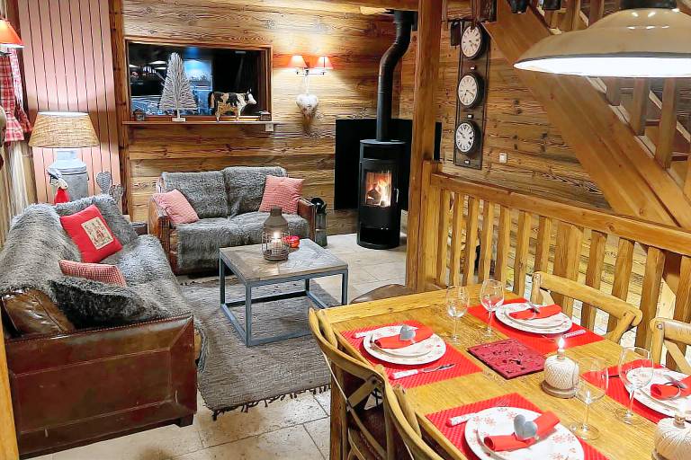 Fully equipped chalet with patio | Mountain view | Next to the ski | Pet-friendly — photo 4