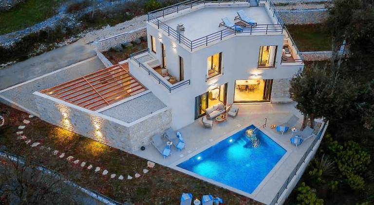 Luxury villa Soleia Skrip Brac with private pool — photo 3