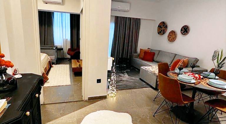 Holiday apartment with terrace in Lesvos