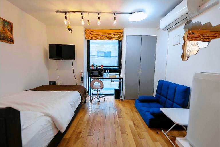 Holiday apartment with jacuzzi | Next to Akihabara | Suitable for remote work | Pets are welcome in Tokyo