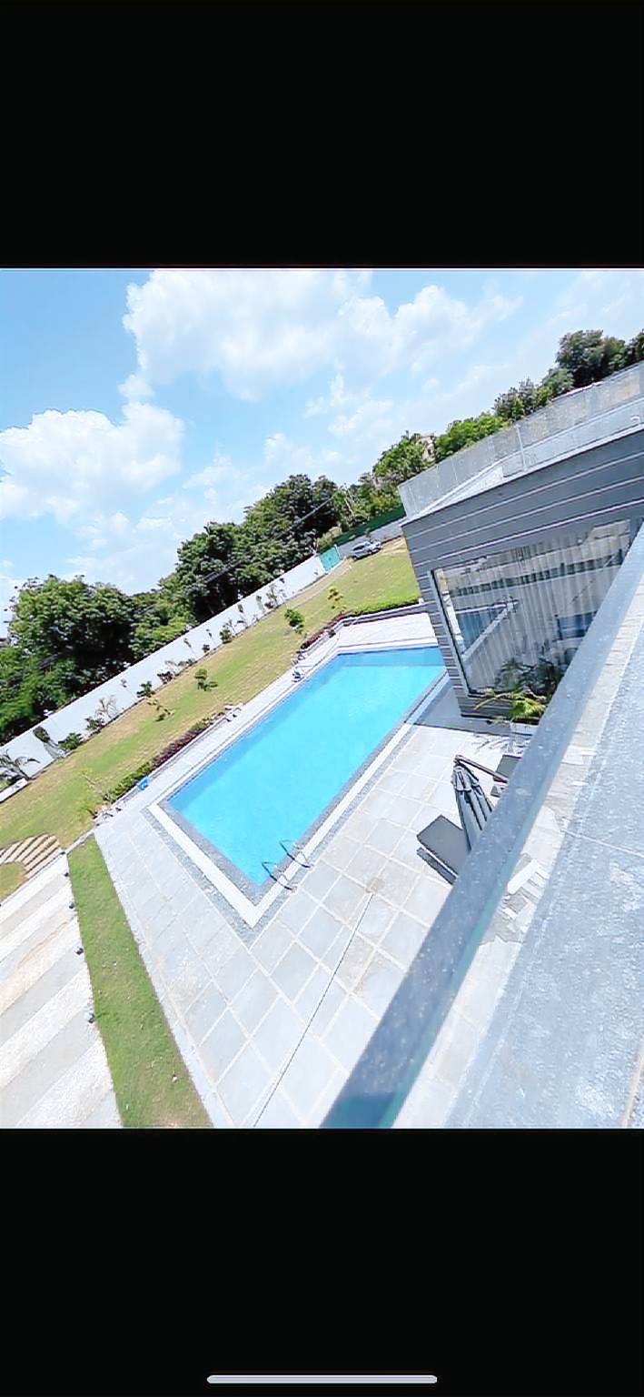 Lovely villa with barbeque, yard & pool | Pet-friendly in Faridabad