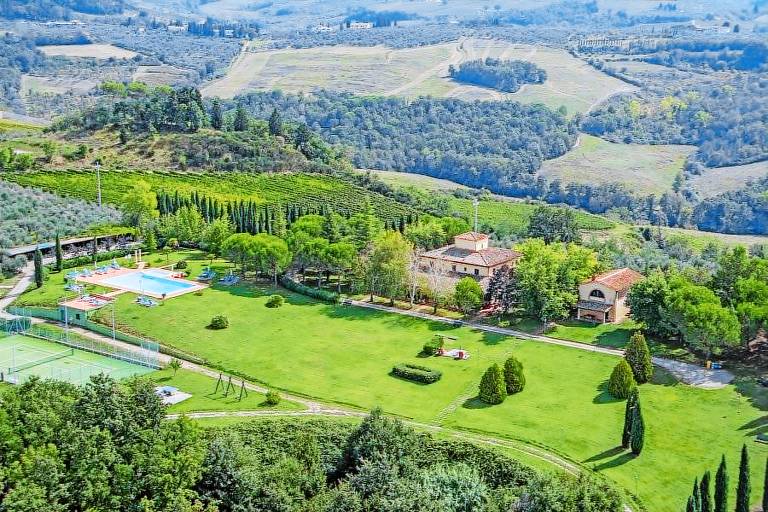 Villa Panconesi – Agriturismo con piscina e campo da Tennis a Montespertoli, vicino Firenze: Unità 1 SEGATOIO 4+2 POSTI LETTO — photo 3