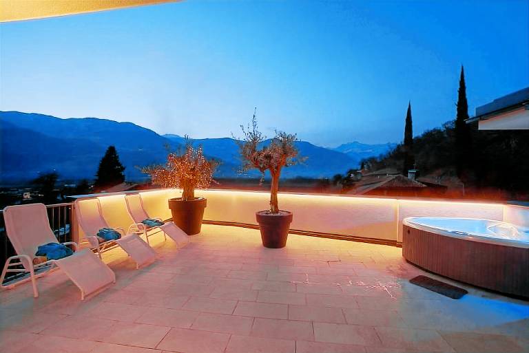 Ferienwohnung mit Hund in Gargazon, Vöran für max. 6 Personen