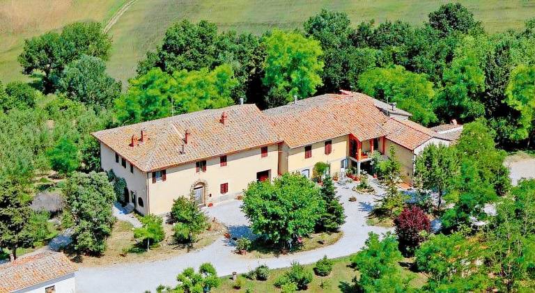 Farm with patio, yard & grill in Poggibonsi