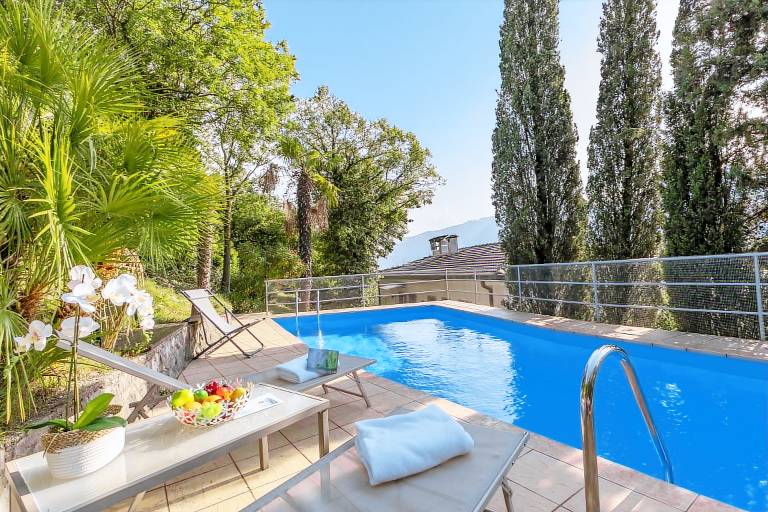 Ferienhaus mit Hund inNaag-Turbel, Nago-Torbole Gardasee f&uuml;r max. 8 Personen