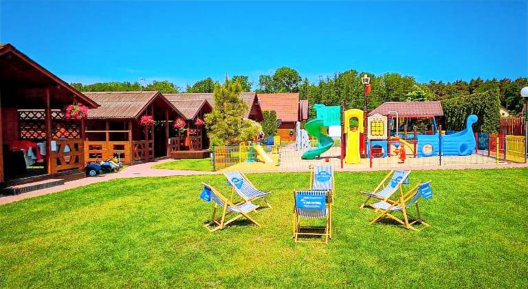 Vacation home with yard in Koszalin