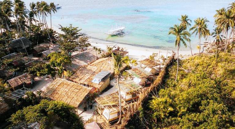 Camp Laya Daracoton Island in El Nido