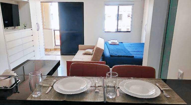 Serviced apartment with pool, sauna & yard | Dogs allowed in Brasília