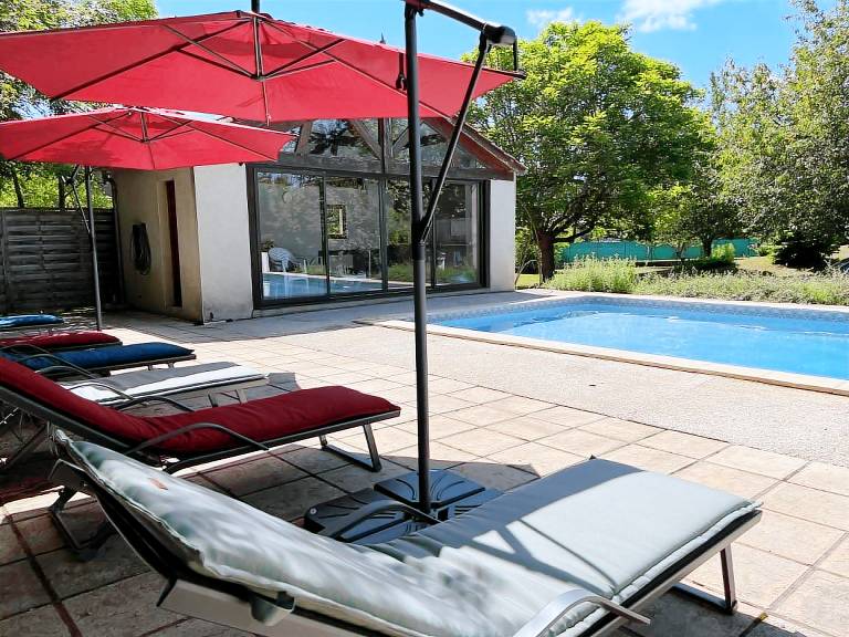 Gite with patio, yard & private pool | Pets allowed — photo 5