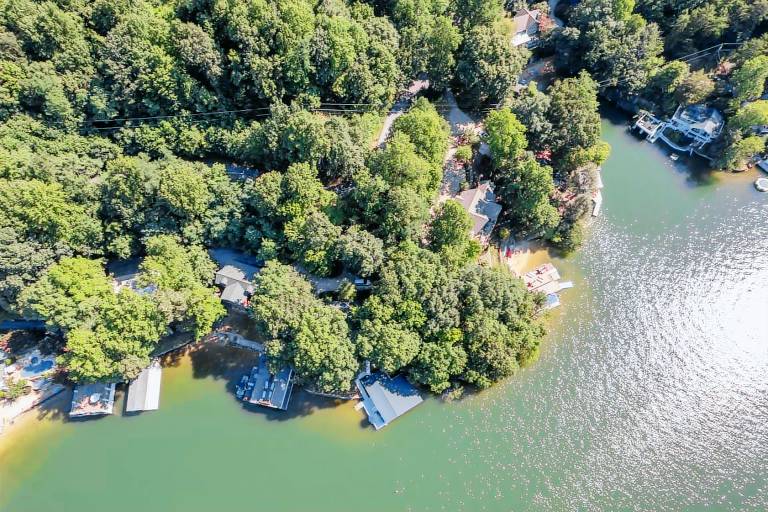 Lake Al'Lure Pet Friendly Lake Lure Waterfront Home Boathouse & Game Room — photo 5