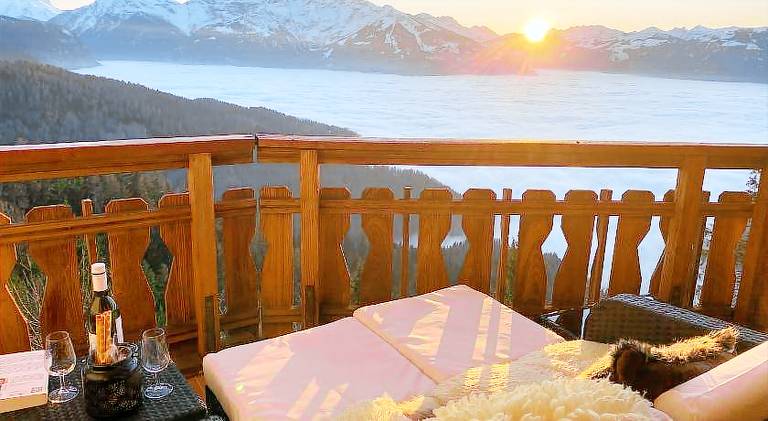 Wonderful holiday apartment with sauna, garden & pool | Ski nearby | Perfect for remote work | Pets allowed in Ollon