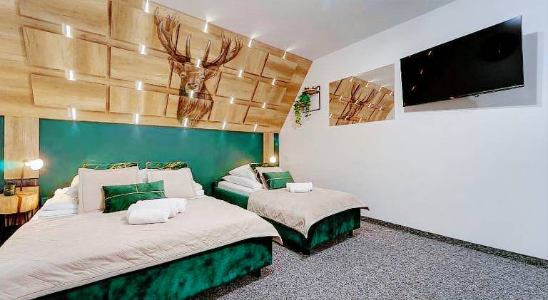 Willa Lux Wolf JACUZZI&SAUNA&GROTA SOLNA in Bukowina Tatrzanska