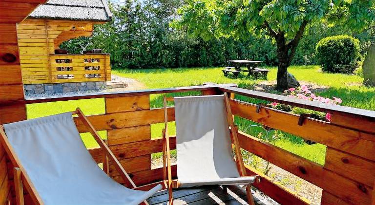 Chalet with hot tub in Gizycko