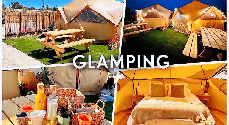 Tent with garden & pool | Pets allowed in Elche