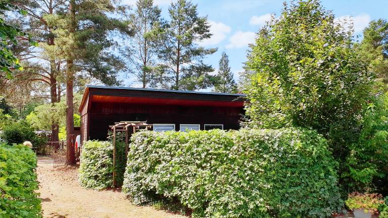 Holz Bungalow mit Terrasse