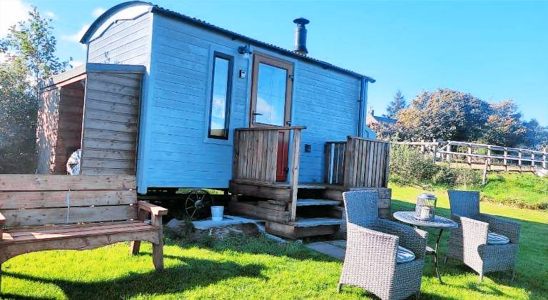 The Shepherds Hut at Forestview Farm
