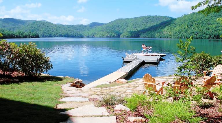 House Nantahala Lake