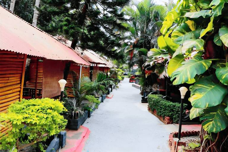 Kerala Bamboo House in Varkala