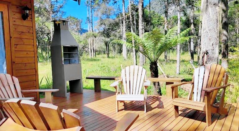 Chalet with barbecue, garden & terrace — photo 4