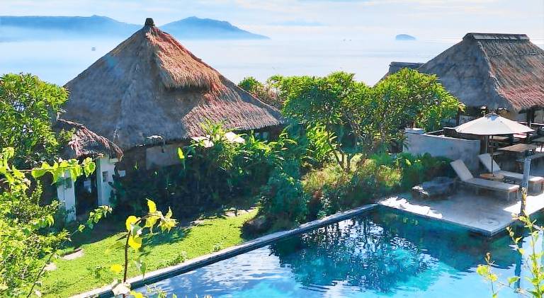 Villa with terrace, pool & yard in Karangasem