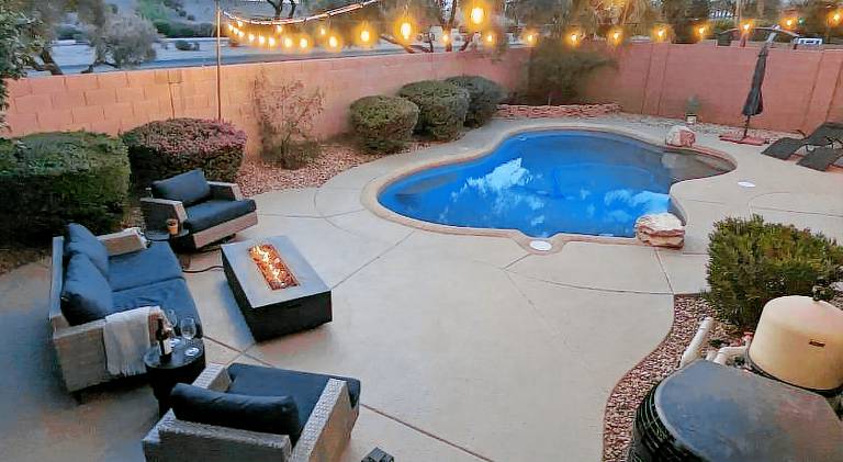 Fully equipped house with patio, yard & private pool | Perfect for remote work | Pets are welcome in Chandler, AZ