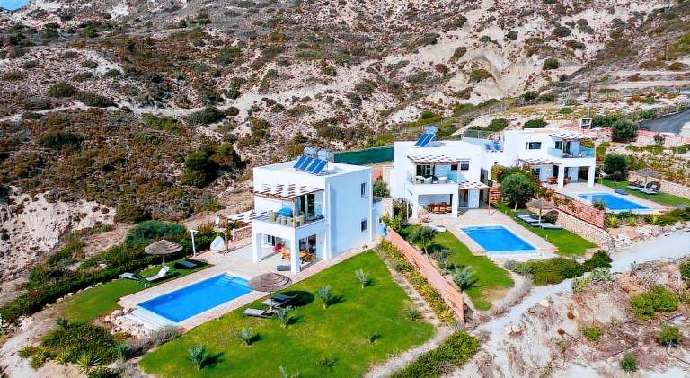 Villa with BBQ, pool & jacuzzi in Kos