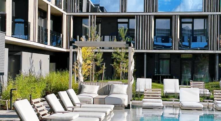 Rental apartment with pool in Palanga