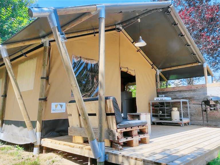 Tent with pool & terrace | Nature view — photo 5