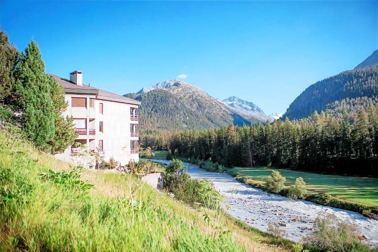 Ferienwohnung in Pontresina,  für max. 2 Personen