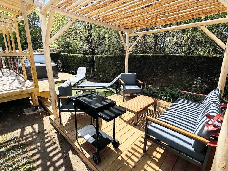 Camping le Heron - Mobile-home LUXE SPA air-conditioning - 2 bedrooms - 2 bathrooms - 2 WC (year 2025) 4 people — photo 2