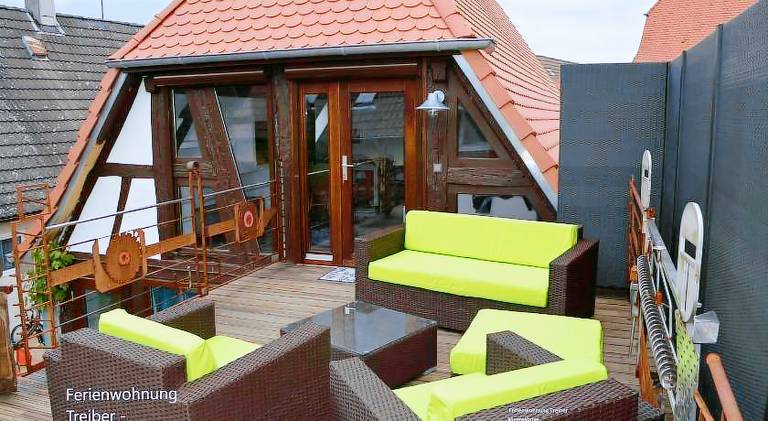 Rental apartment with patio in Karlsruhe