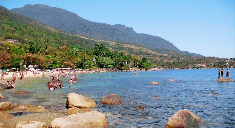 Casinhas na Praia do Juliao em Ilhabela SP in Ilhabela