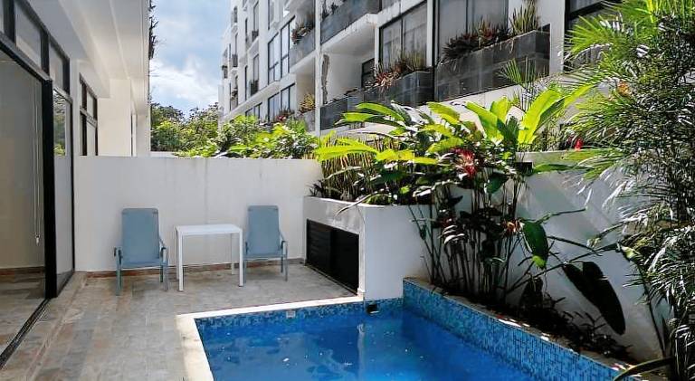 Holiday apartment with pool in Tulum