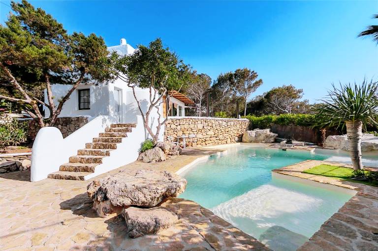 Villa with terrace & private pool in Sant Antoni de Portmany