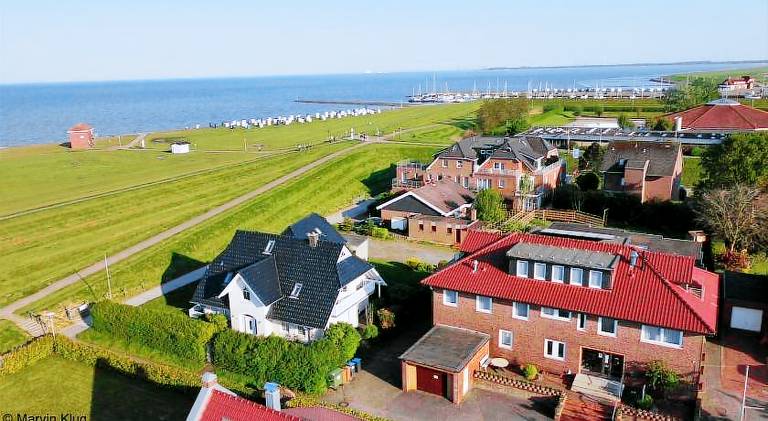Beautiful serviced apartment with yard & patio | Dogs allowed in Wangerland