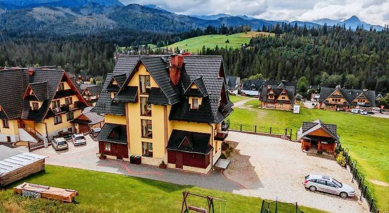 Pensjonat Stanek z widokiem na gory in Poronin