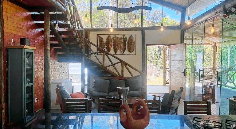 Chalet with pool — photo 4