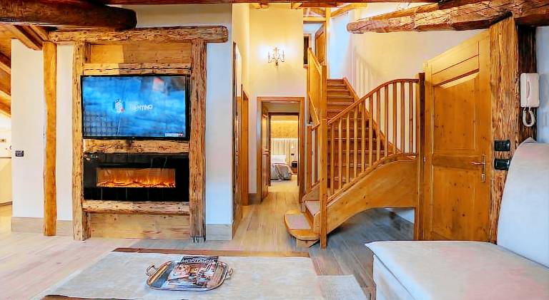 Serviced apartment with sauna & terrace in Pinzolo