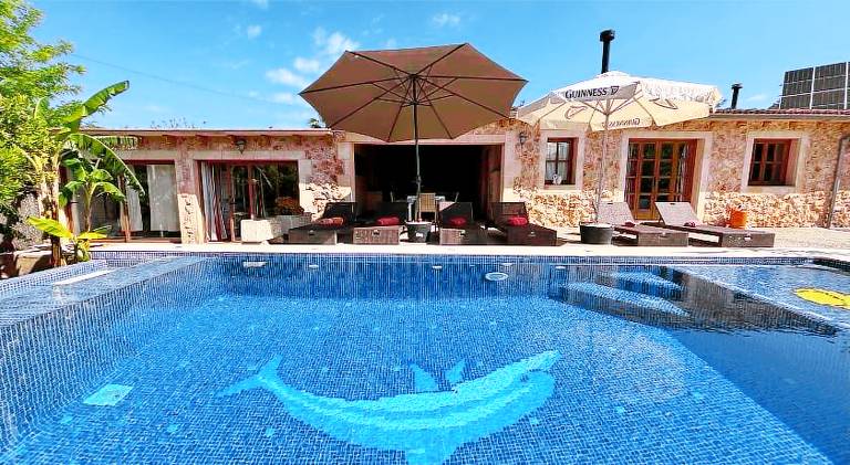 Country house Samantha & pool near Santa Maria in Palma de Mallorca