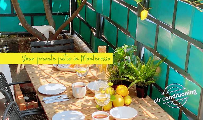 Holiday apartment with garden & patio in Vernazza