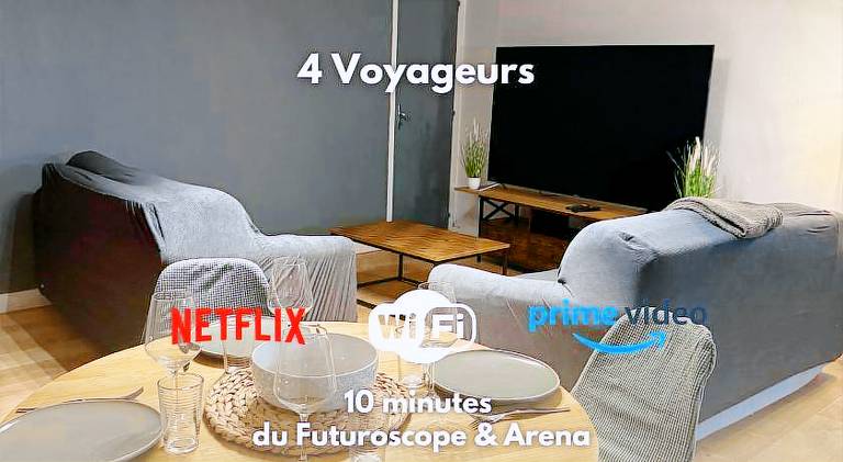 Pleasant rental apartment | Dogs allowed in Poitiers