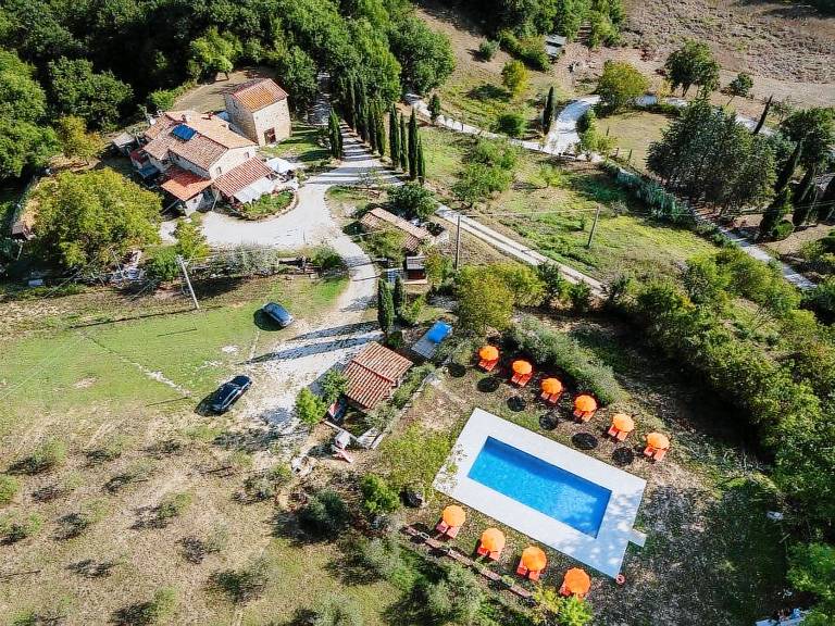 Bauernhof in Castelnuovo di Val di Cecina f&uuml;r max. 2 Personen, 