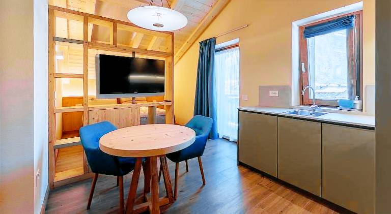 Rental apartment with patio in Livigno