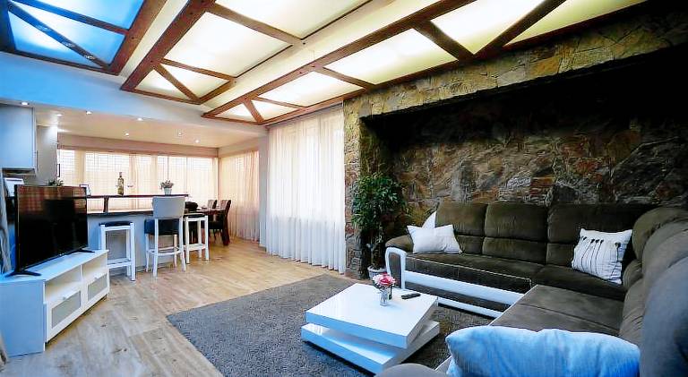 Apartment with garden in Zagreb