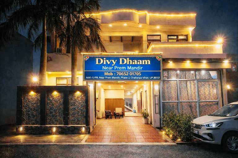 Divy Dham Near Prem Mandir in Vrindavan
