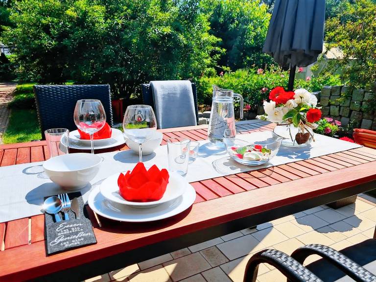 Appartement Uttied mit Terrasse und Garten